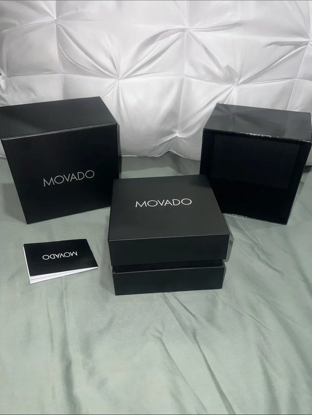 Movado Classic Museum Two-Tone Watch Black Dial Men's - Like New!